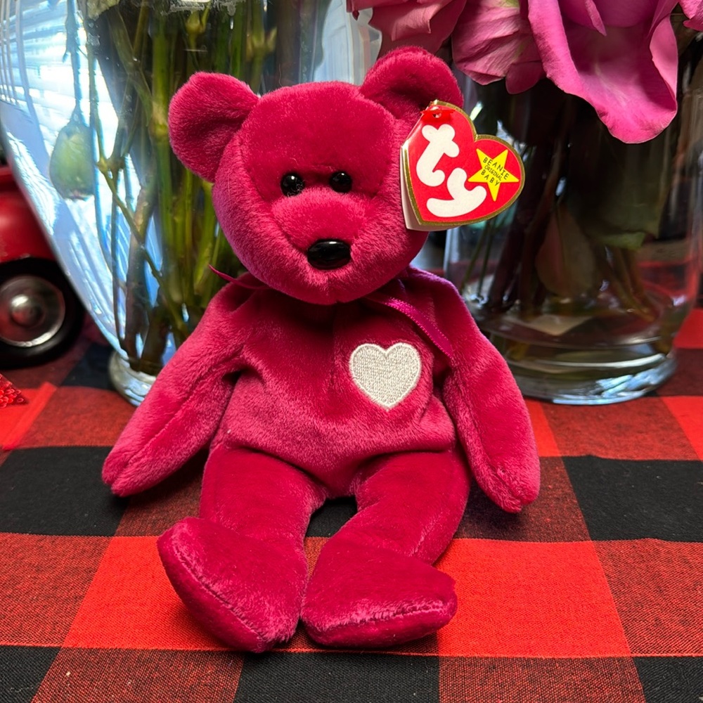 RARE “Valentina” Ty Beanie Baby with Tag Errors